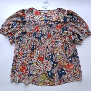 NWT Floral & Ivy Plus Size Short Sleeve Top